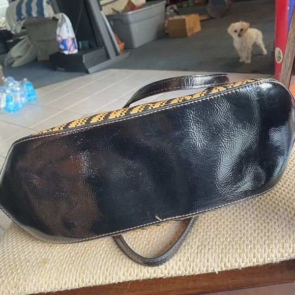 Nine West large wicker bag - Picture 3 of 8